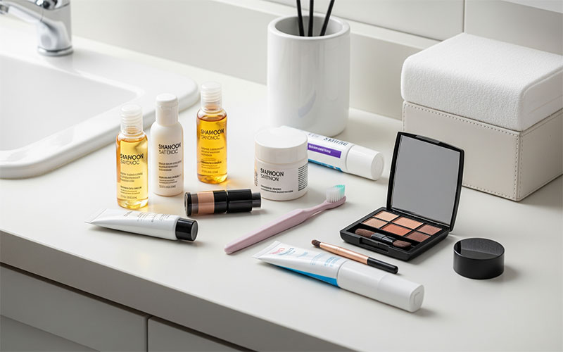 لوازم بهداشتی و آرایشی: نسخه‌های کوچک و ضروری