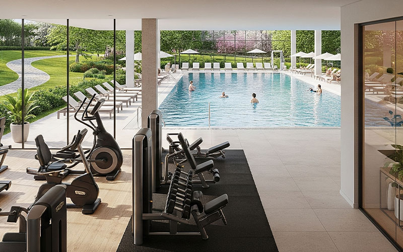 امکانات ورزشی و حرکت‌درمانی: فراتر از یک باشگاه کوچک