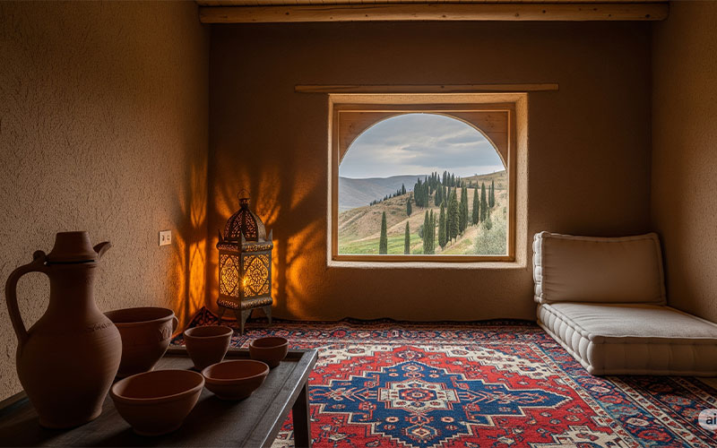 دکوراسیون و اتمسفر در بومگردی؛ عاملی مؤثر بر تجربه مهمان