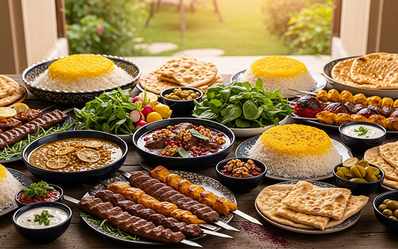 گردشگری خوراک | سفری به طعم و مزه‌های ایران